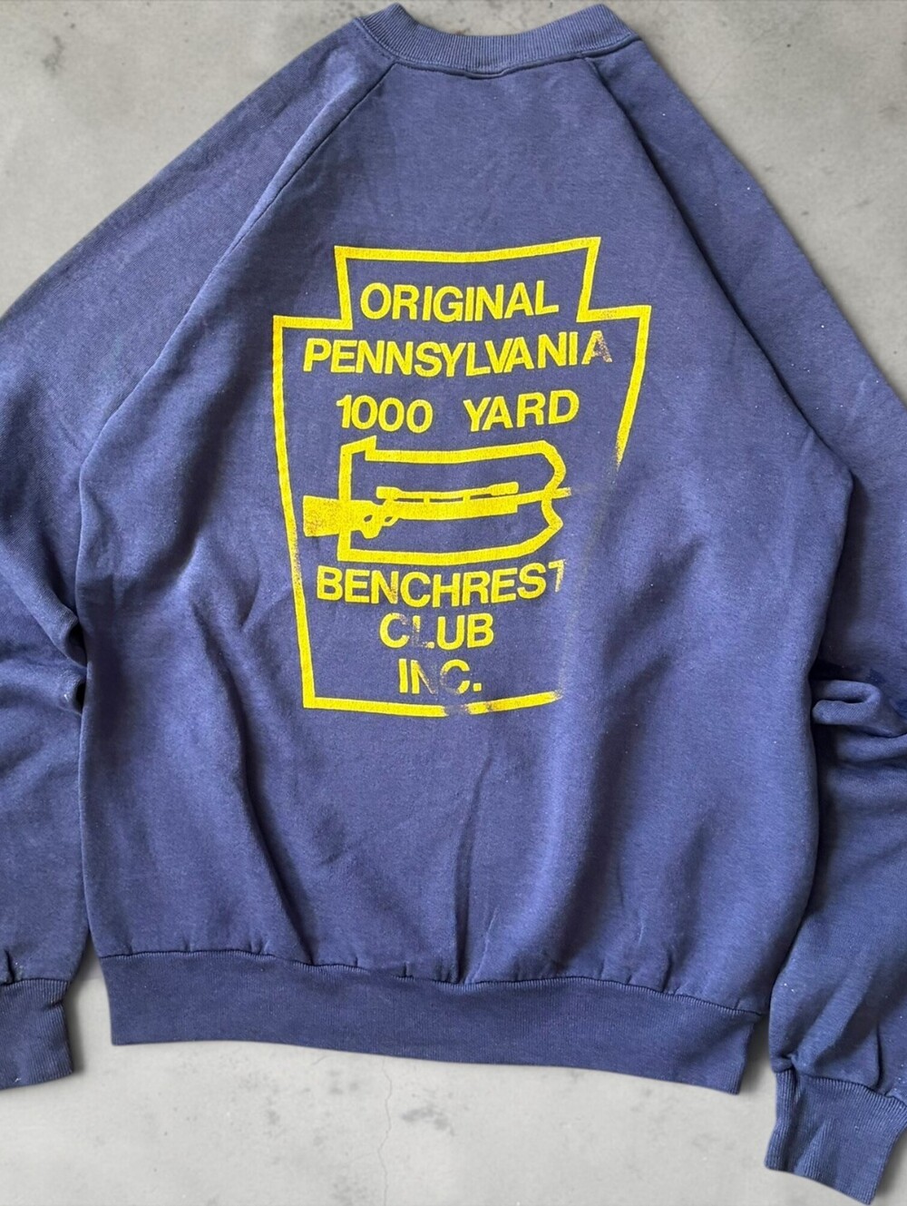 1980s Pennsylvania 1000 Yard Benchrest Club True Vintage Crewneck Sweater Large
